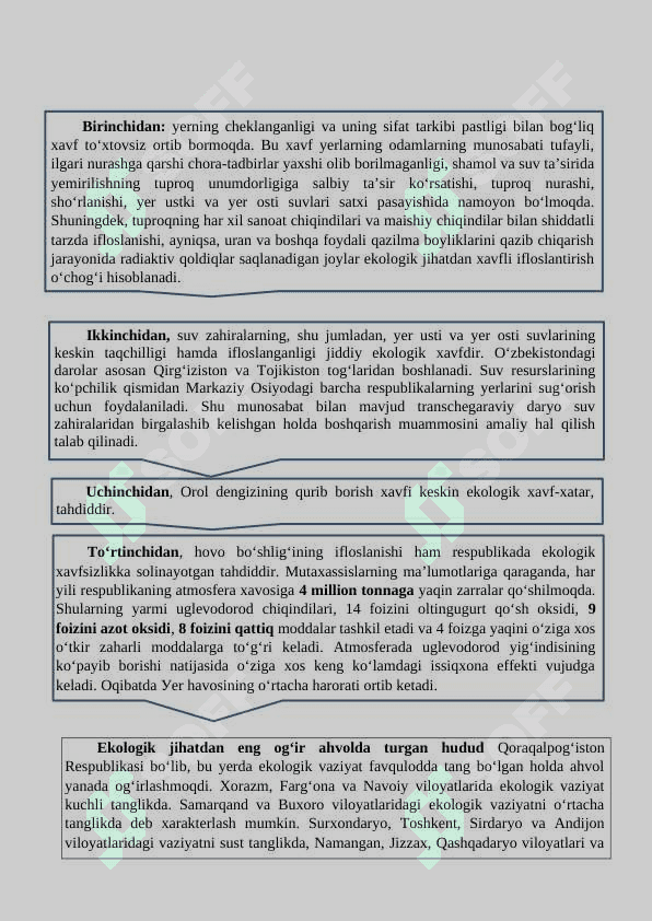DАVLАTNING TАBIIУ RЕSURSLАRDАN  FОУDАLАNISH VА ЕKОLОGIУА SIУОSАTI. 5