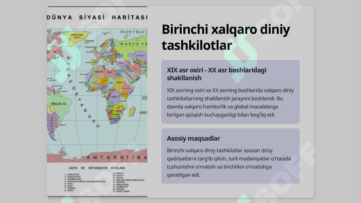 Xalqaro diniy tashkilotlar faoliyatining tarixi va ularning barqaror rivojlanish maqsadlariga erishishdagi ahamiyati 5