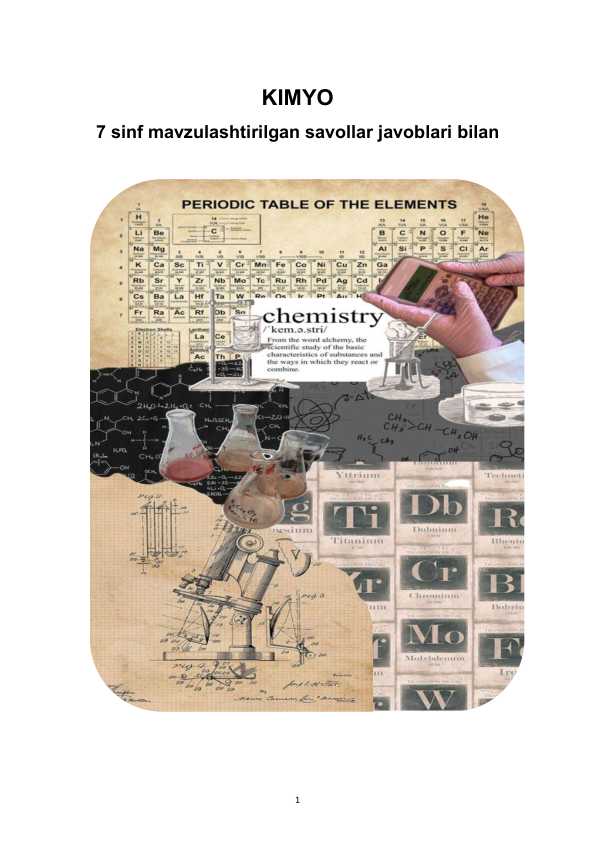 7 sinf mavzulashtirilgan test savollari