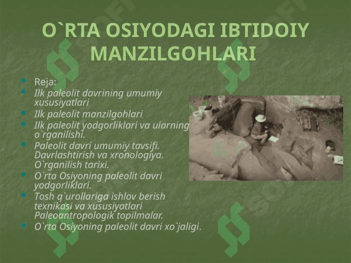 Ilk poleolit davri makonlari 2