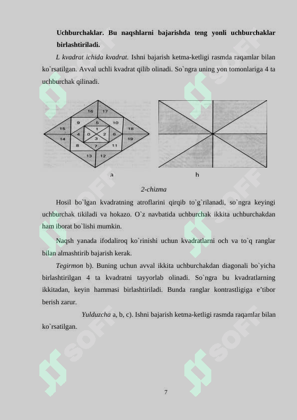 QUROQ TIKISH TEXNIKASI (ANIQ BIRON BUYUMNI LOYIHALASH VA MODELLASHTIRISH.) 7