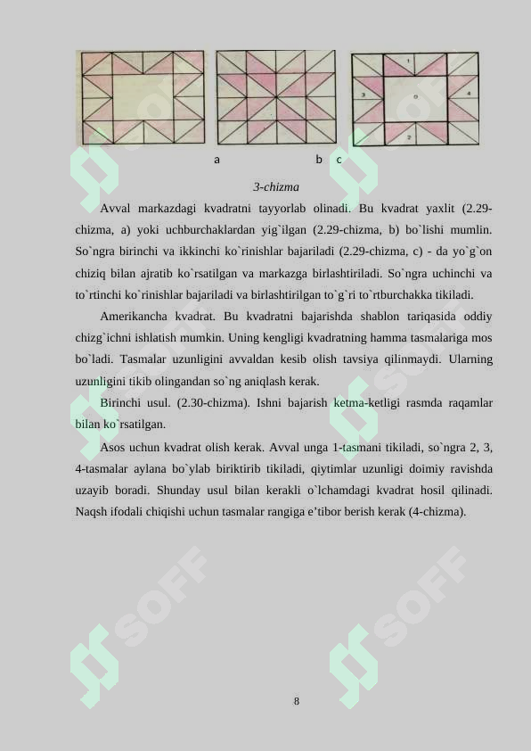 QUROQ TIKISH TEXNIKASI (ANIQ BIRON BUYUMNI LOYIHALASH VA MODELLASHTIRISH.) 8