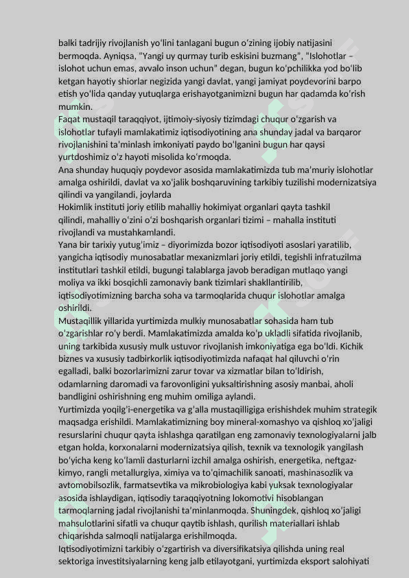 MUSTAQILLIK YILLARIDA DAVLAT BOSHQARUVI TIZIMI AMALGA OSHIRILGAN ISLOHOTLAR. 5