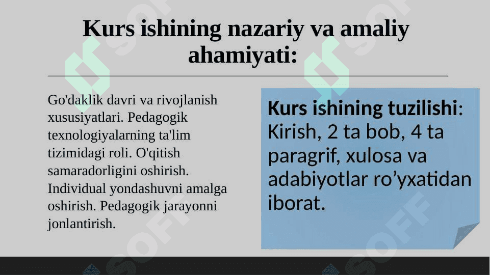 GO'DAKLIK DAVRI MAVZUSINI O'QITISHDA PEDAGOGIK TEXNOLOGIYALARDAN FOYDALANISH. 7
