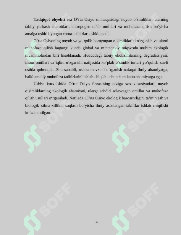 O’rta osiyodagi noyob va Qizil kitobga kiritilgan o’simliklar 4