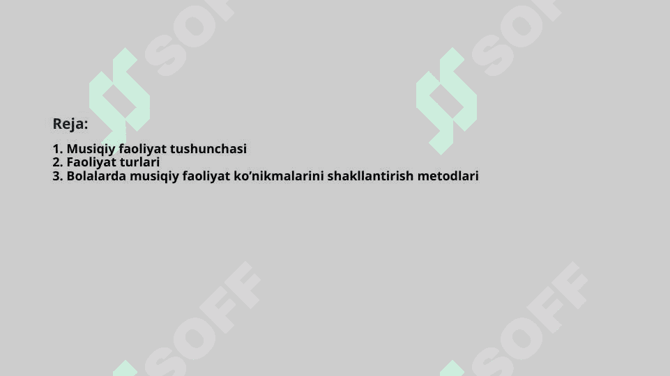 Musiqiy faoliyat turlari 2