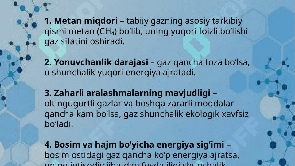 Eng sifatli gaz markasi qanday 3