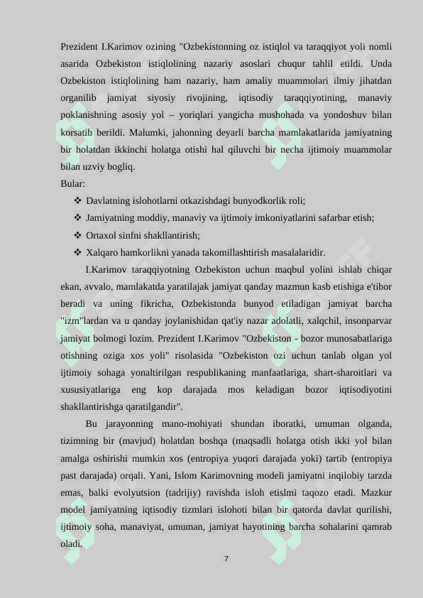 “Ozbekistonda huquqiy-demokratik jamiyatning qurilishi 8