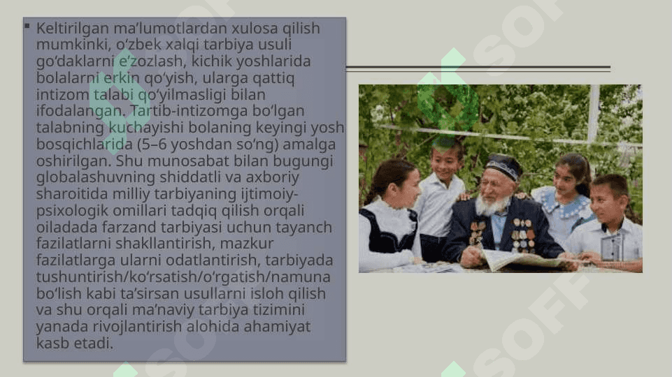 Milliy tarbiya tushunchasi 8