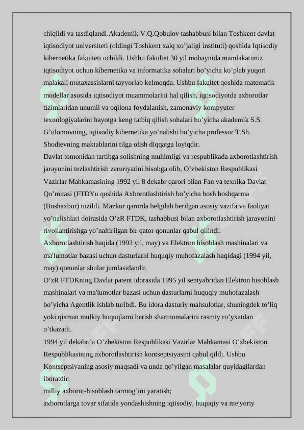 Zamonaviy axborotlashgan jamiyatning xususiyatlari va virtuallashtirish jarayonlari 5