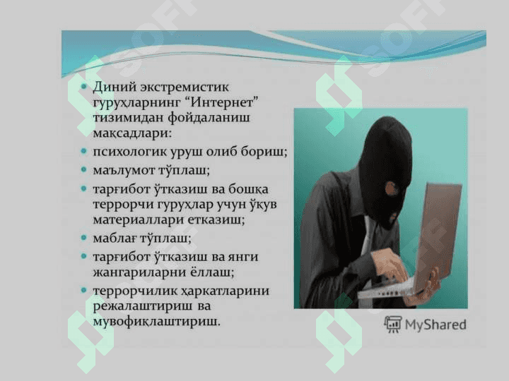 O’zbekistonda  vijdon  erkinligi.                                                                                                                                    Ekstremizm va terrorizmga qarshi kurash: O‘zbekiston tajribasi. 8