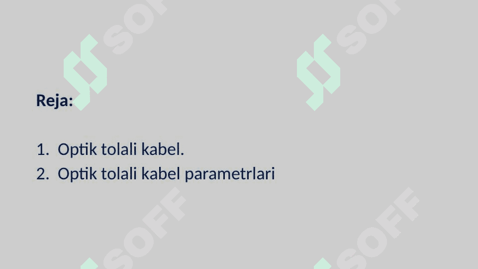 Tarmoq kabeli uzatishning fizik vositasi 2