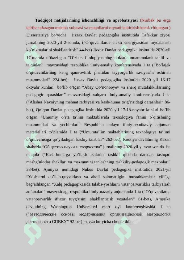 TEXNOLOGIYА TА’LIMI DАRSLАRIDА YOG’OCHGА ISHLOV BERISHGА АSOSLАNGАN MILLIY XАLQ HUNАRMАMАNDCHI LIGIGА OID KO’NIKMА VА MАLАKАLАRINI SHАKLLАNTIRISH 6