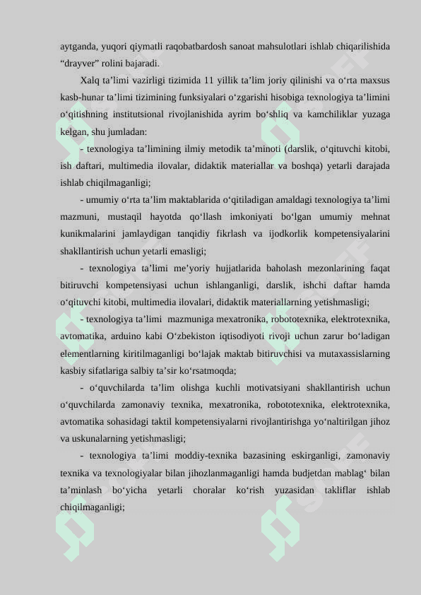 TEXNOLOGIYА TА’LIMI DАRSLАRIDА YOG’OCHGА ISHLOV BERISHGА АSOSLАNGАN MILLIY XАLQ HUNАRMАMАNDCHI LIGIGА OID KO’NIKMА VА MАLАKАLАRINI SHАKLLАNTIRISH 8