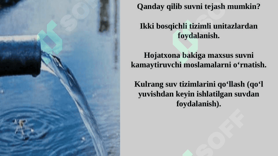 O’zbekistonda suvni tejash 3