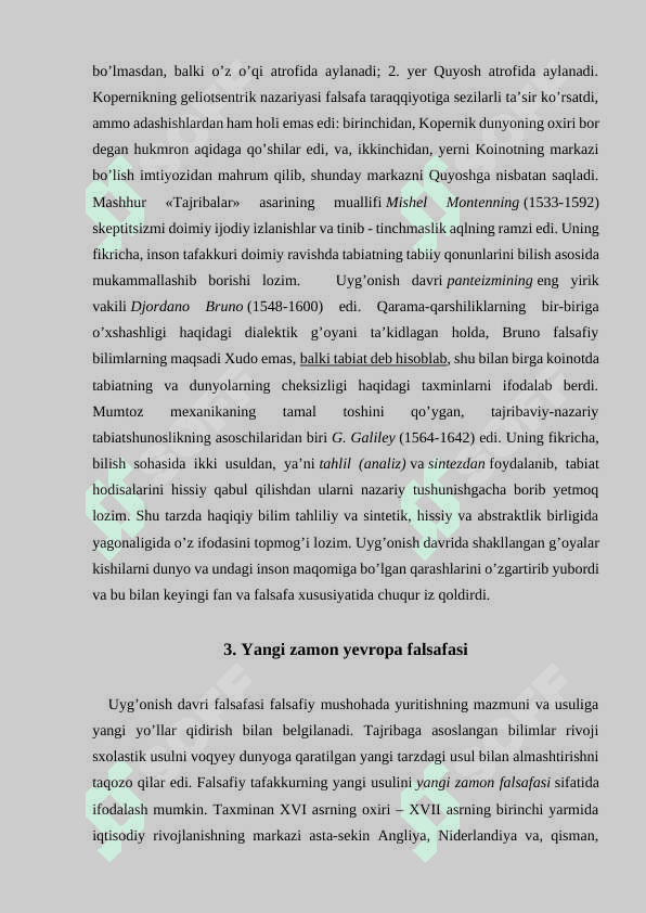 Yevropa mutafakkirlari Platon, R. Dekart va D. Yumning falsafaga oid qarashlarini qiyosiy tahlili 8