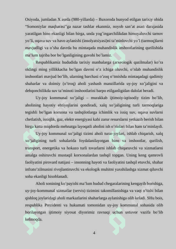 Uy-joy kommunal xo'jaligini rivojlantirish 4