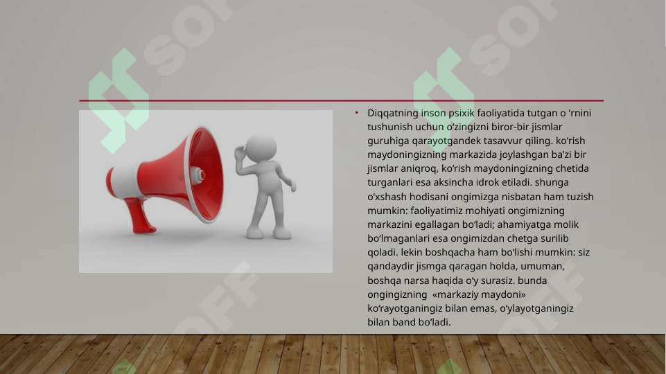 Diqqat haqida tushuncha 6
