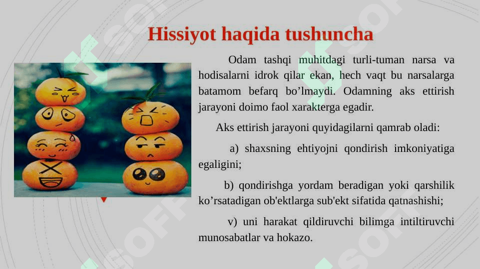 MOTIV VA MOTIVATSIYA. HISSIYOTNING NAMOYON BO’LISHI 7