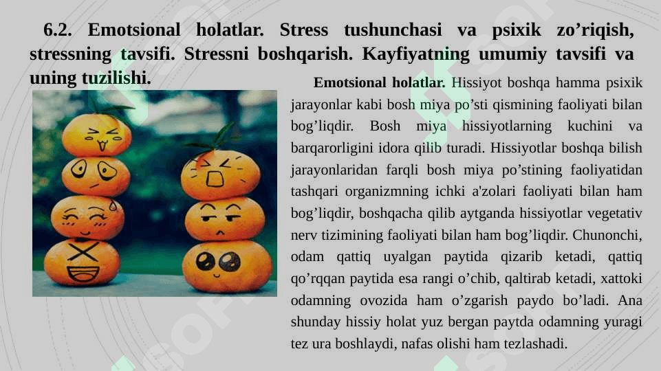 MOTIV VA MOTIVATSIYA. HISSIYOTNING NAMOYON BO’LISHI 8
