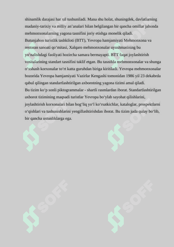 Mehmonxonalarga mehmonxona va turizm komplekslariga ovqatlanishini tashkillashtirish va xizmat texnologiyasi 6