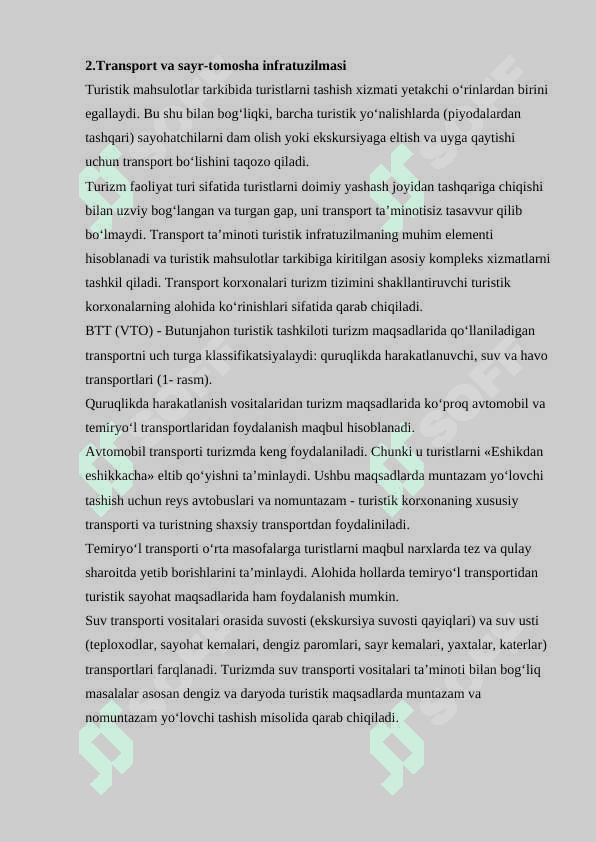 Mehmonxonalarga mehmonxona va turizm komplekslariga ovqatlanishini tashkillashtirish va xizmat texnologiyasi 7