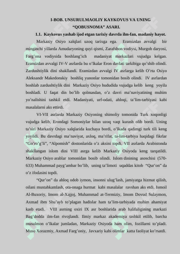 KAYKOVUSNING QOBUSNOMA ASARINING TARBIYAVIY TADBIRLARNING TASHKIL ETISH METODIKASI 4