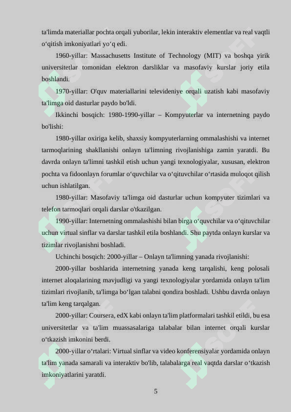 ONLINE KURSLAR VA ULARGA DIDAKTIK MATERIALLAR TAYYORLASH 6