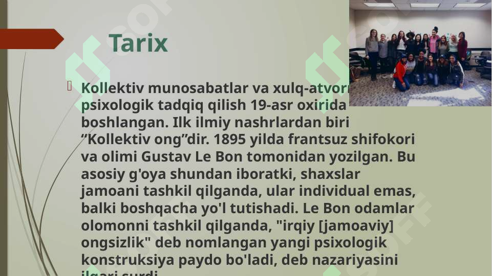 psixologiyada guruhlar muammosi va qonuniyatlari 5