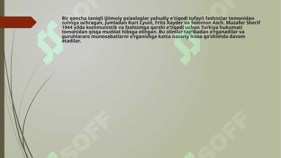 psixologiyada guruhlar muammosi va qonuniyatlari 8