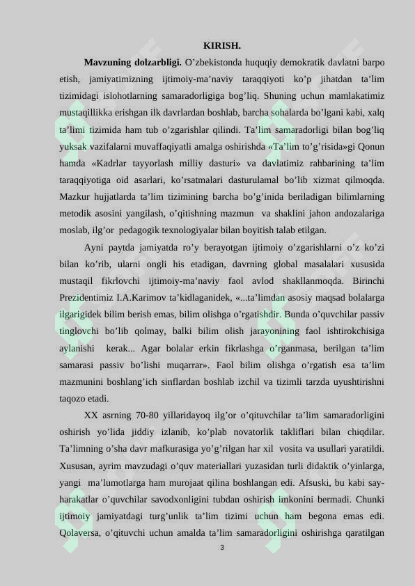 2-SINF ONA TILI VA O’QISH SAVODXONLIGI DARSLIGI ASOSIDA INNOVATSION DARSLARNI TASHKIL QILISH 3