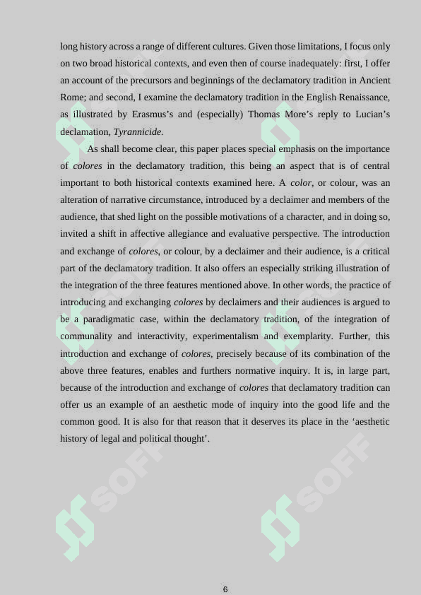 Declamatory style 6