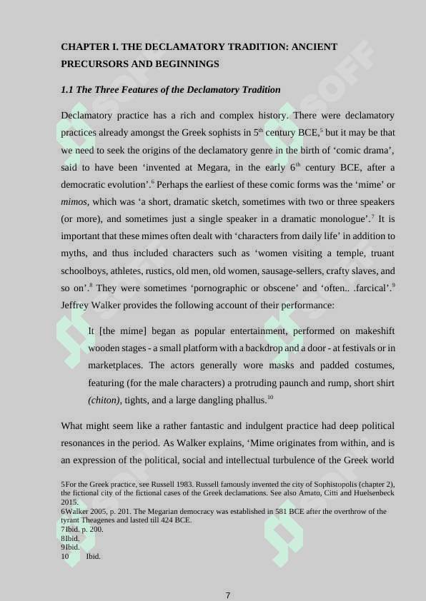 Declamatory style 7