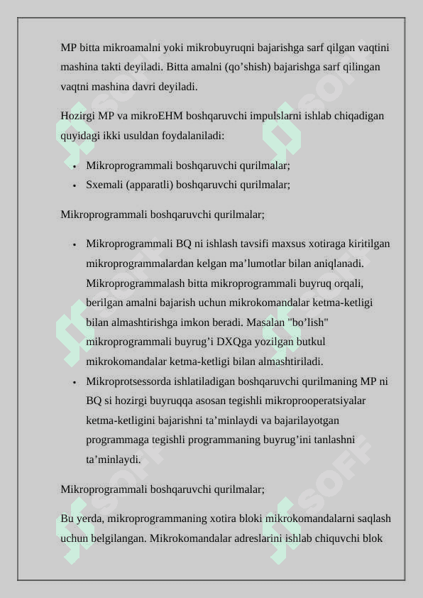 MP ishlatiladigan boshqaruvchi qurilmaning tuzilishi 3