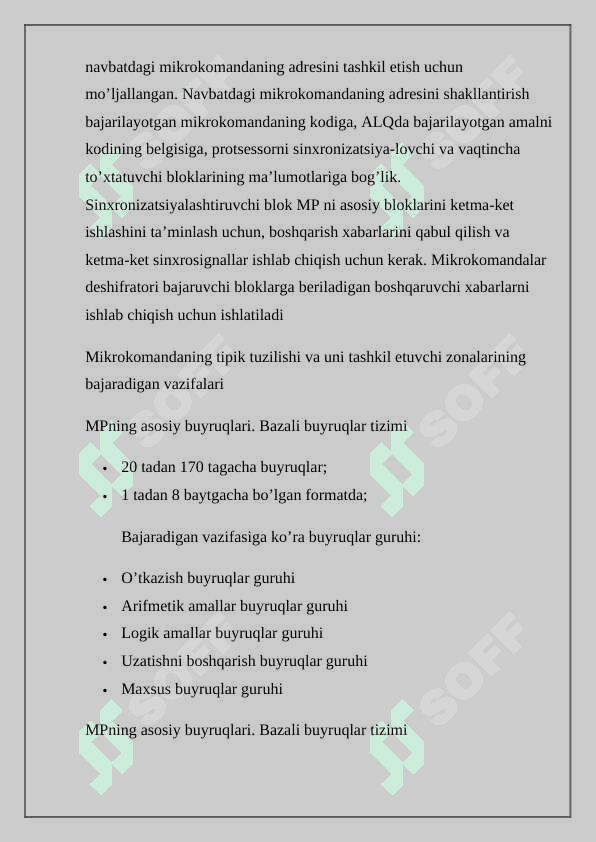 MP ishlatiladigan boshqaruvchi qurilmaning tuzilishi 4