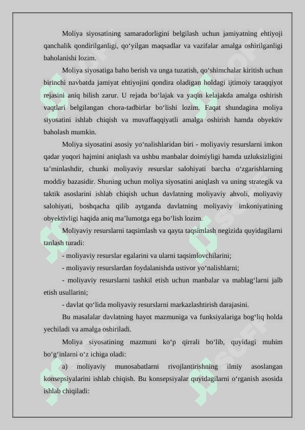 Davlat moliyasini boshqarishda fiksal siyosatini takomillashtirish masalalari 5