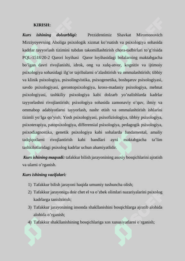 Tafakkur kurs ishi 2