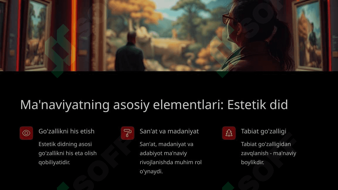Inson ma'naviyati: Go'zal fazilatlar olami 3