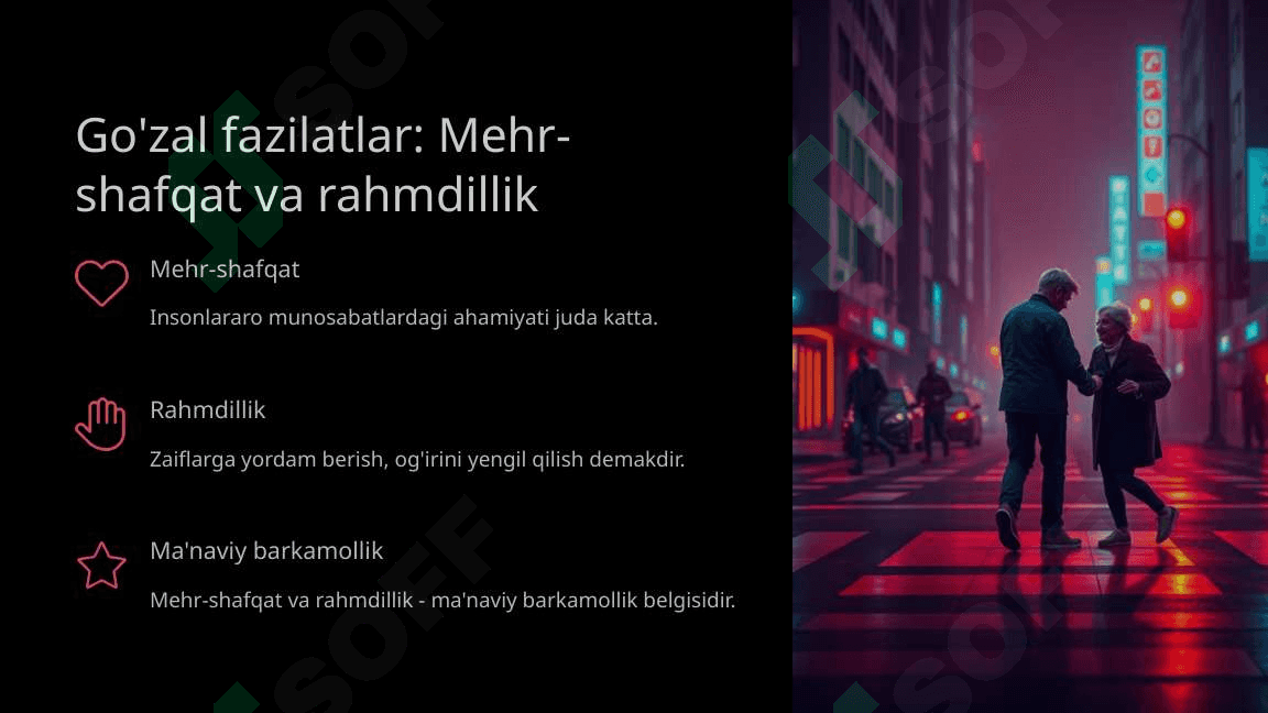 Inson ma'naviyati: Go'zal fazilatlar olami 4