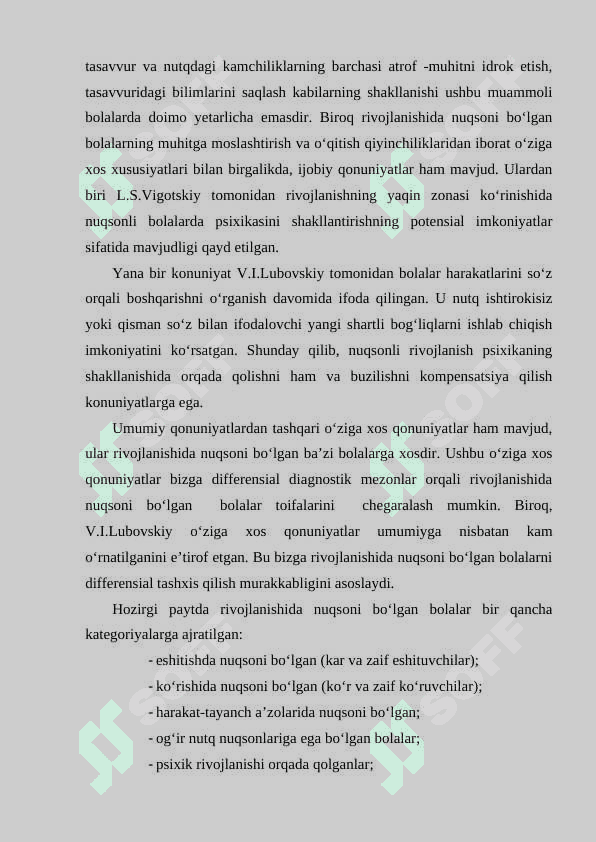 Bolalar ruhiyatini o‘rganishning pedagogik asoslari 8