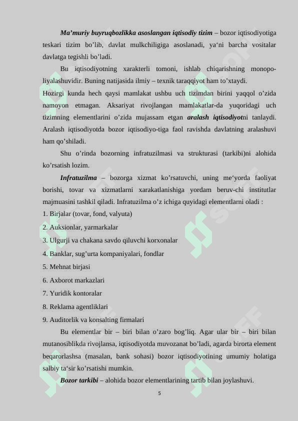 ISTEMOLCHI TANLOVINI BUDJET CHIZIG'I VA BUDJET CHEGARASI ORQALI TAHLIL ETISH 5