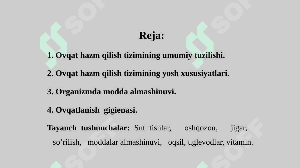 OVQAT HAZM QILISH TIZIMINING YOSH XUSUSIYATLAR VA OVQATLANISH GIGIENASI 2