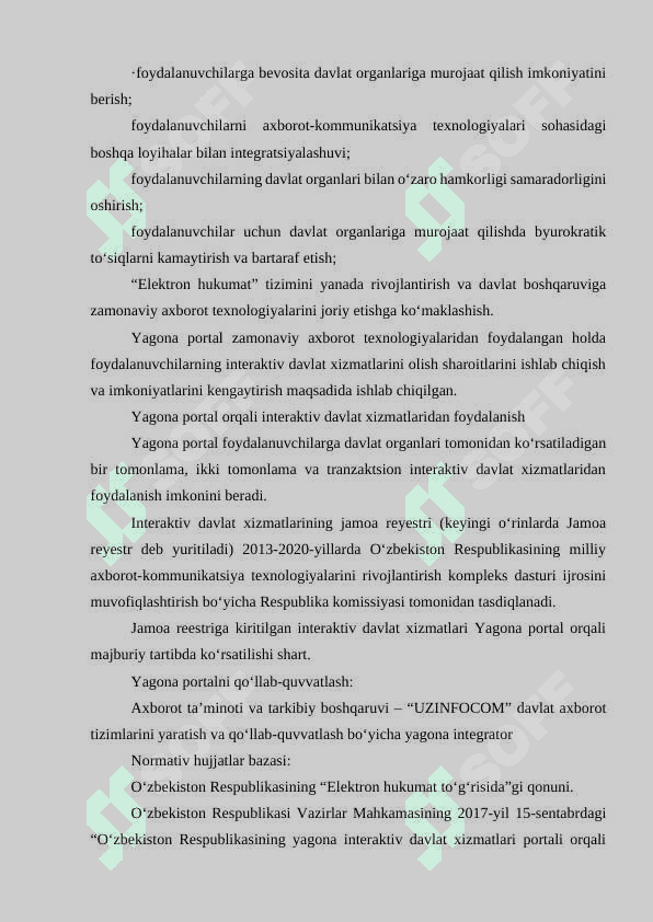“Uy joy solig‘i” yo‘nalishi bo‘yicha davlat interaktiv xizmatlarini loyihalashtirish Mavzusidagi Loyiha ishi 8