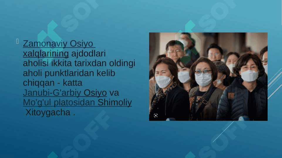 G`arbiy Osiyo xalqlarining etnolingvistikasi 2