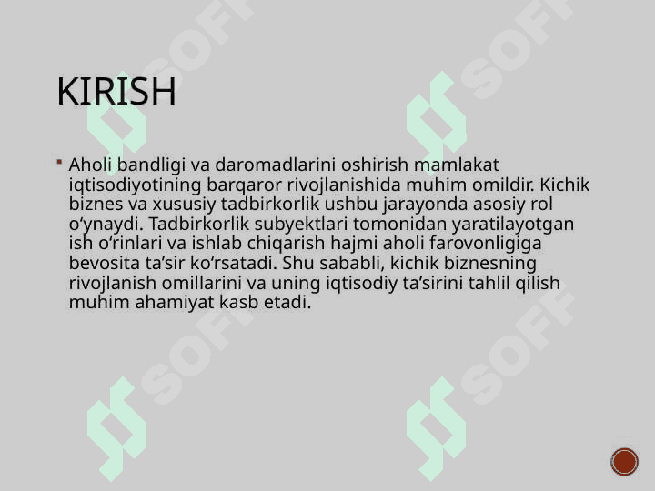 Aholi bandligi va daromadlarini oshirishda kichik biznes va xususiy tadbirkorlik subyektlari ko‘rsatkichlarini ekonometrik tahlil qilish 3