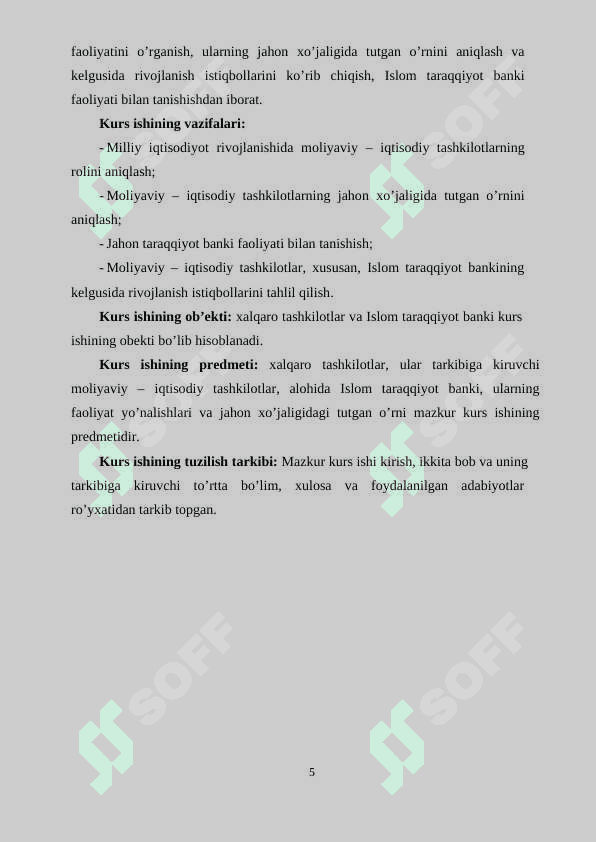 Iqtisodiy rivojlanishning umumjahon tomonlari va ishlab chiqarishning integratsiyalashuvi. 5