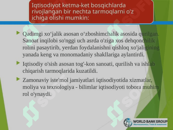 Jahon iqtisodiyoti tarmoqlari 3