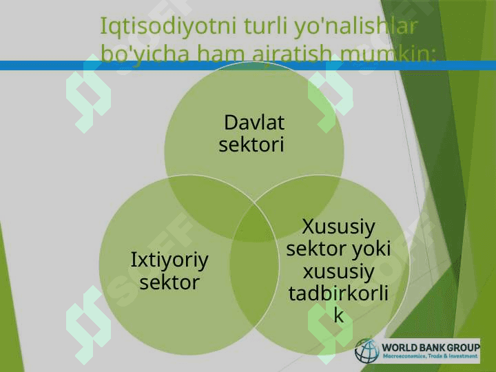 Jahon iqtisodiyoti tarmoqlari 4