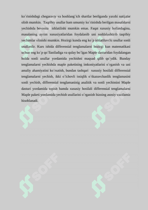 Oddiy diffrensial tenglamalar 3