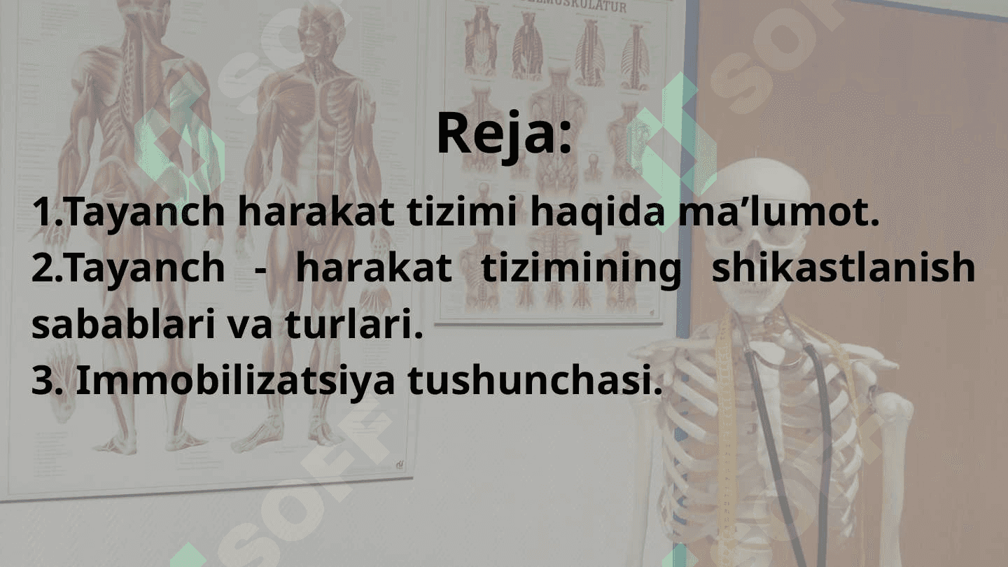 Tayanch - harakat tizimining mexanik shikastlanishi 2